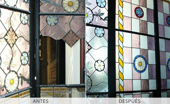Restauración de vitraux